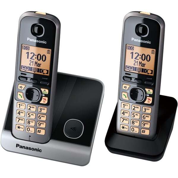 Panasonic, Cordless Phone 2 Handsets With Caller Id