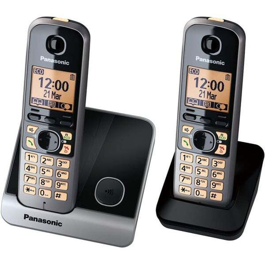 Panasonic, Cordless Phone 2 Handsets With Caller Id