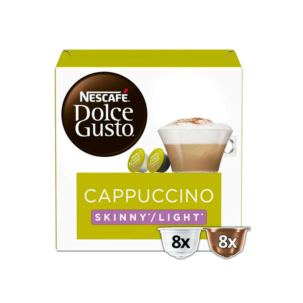 Nescafe Dolce Gusto Skinny Cappuccino 16 Capsules [7613031587377], NESC-7377