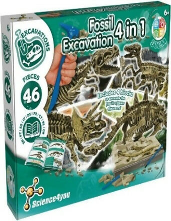 Fossils Excavation 4 In1