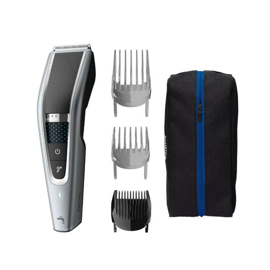 Philips, Hair Clipper Corded - Cordles, 28 Setting, Turbo Mode, 120Min, Charging Time 1H, Waterproof, Cleaning Brush, Battery Indicator, Soft Pouch, PHI-HC563015