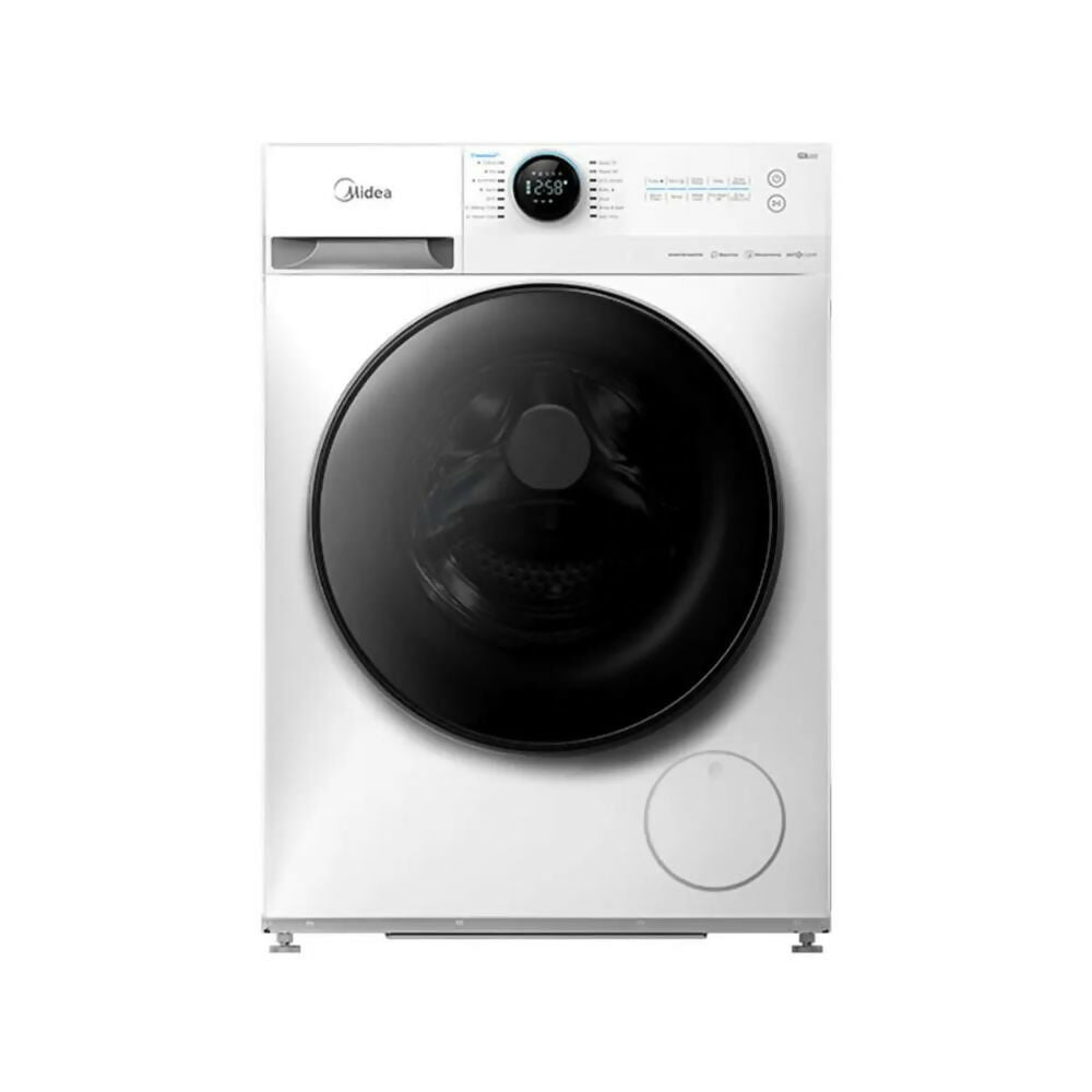 Midea Front Load Washer Lunar Dial With Health Guard 1400RPM - 10KG [White], MF200W110WB/W