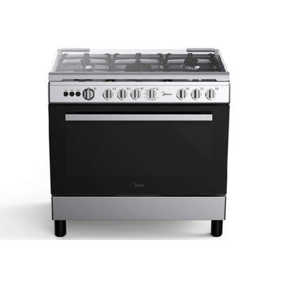 Midea Gas Cooker 90x60cm, 5 Gas Burner, LME95028