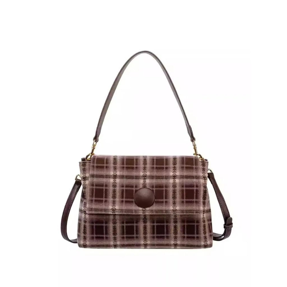 [LN-SB-001-2510-10] The Promenade Flap Bag | Heritage Plaid