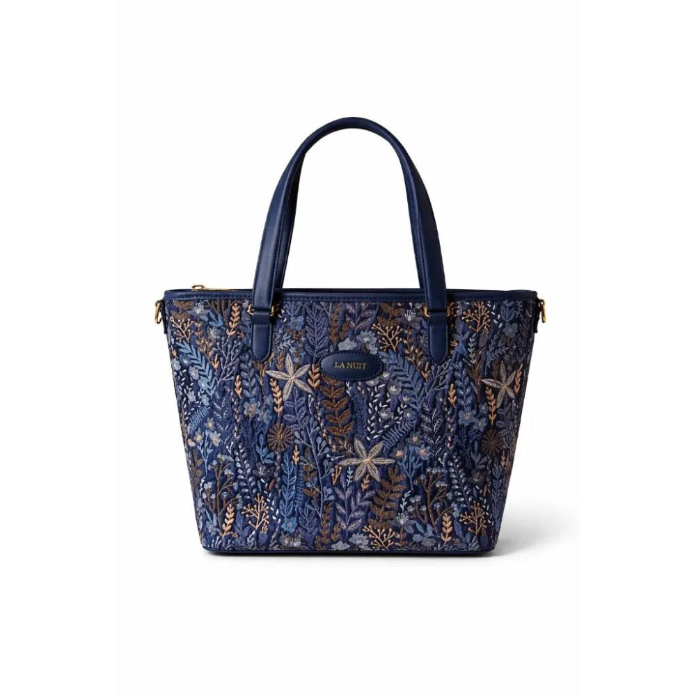 [LN-TB-001-2510-13] LA NUIT Signature Tote | Night Bloom