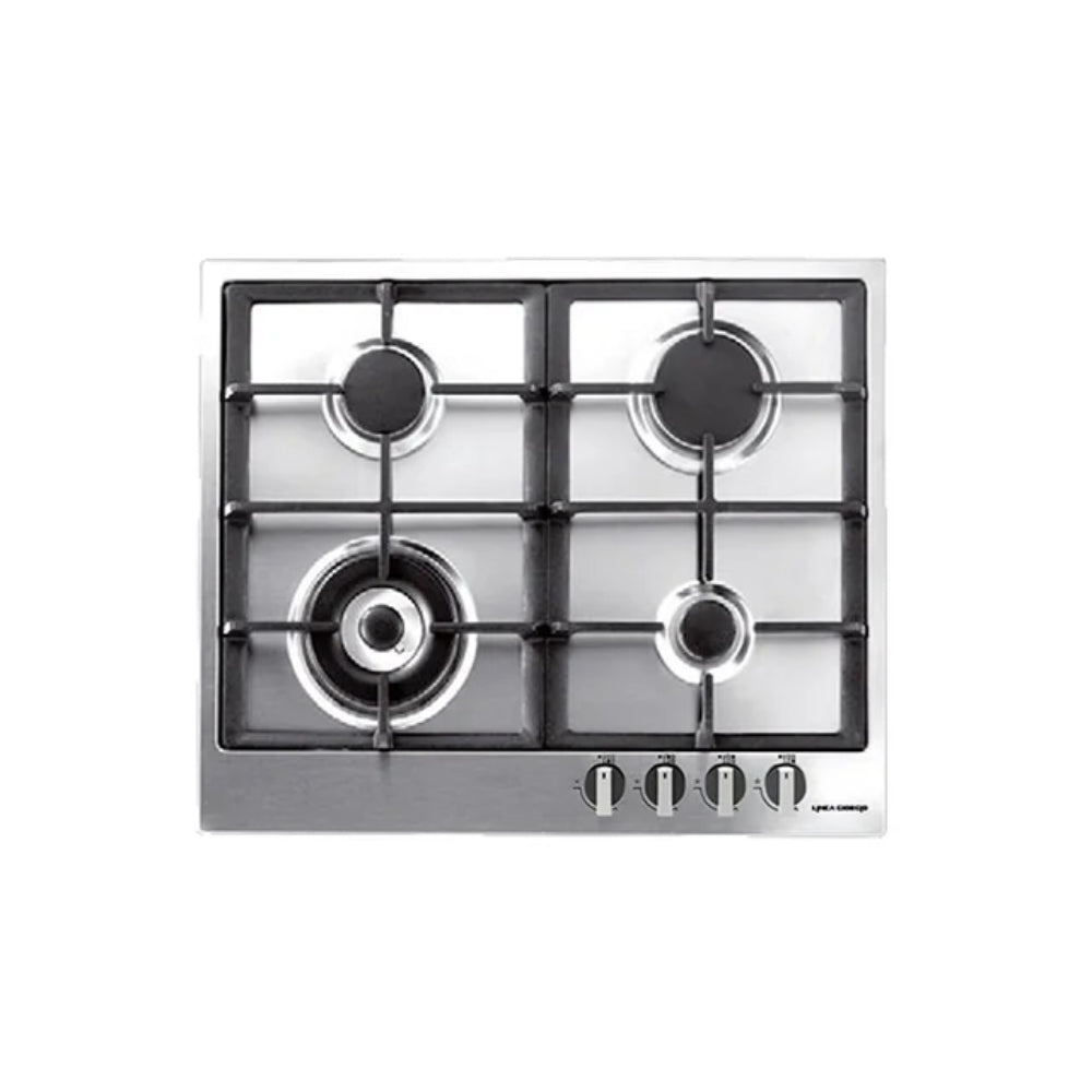 Linea Giorgio Top 90cm 5 Gas Burner Font, Safety [Inox], LNG-BH-GAFC