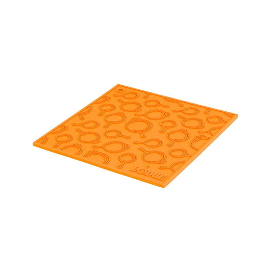 Lodge, Square Silicone Skillet Trivet, 7 In Orange