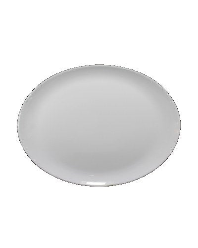Luciano, Opal Moon White 13' Oval Dish