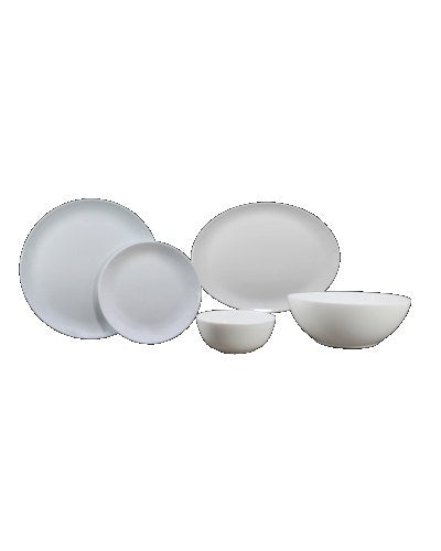 Luciano, Opal Moon White 13' Oval Dish
