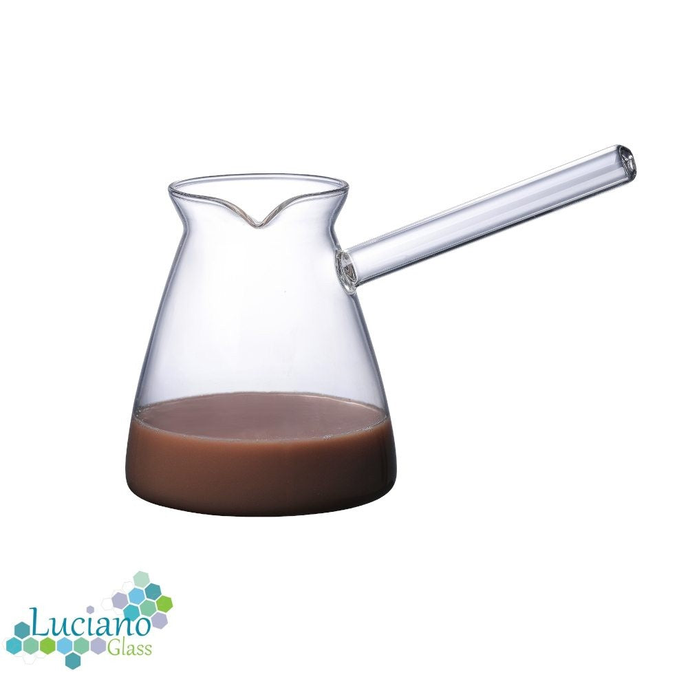 Luciano, 650ml Borosilicate Glass Coffee Warmer / Pot / Kettle in Gift Box