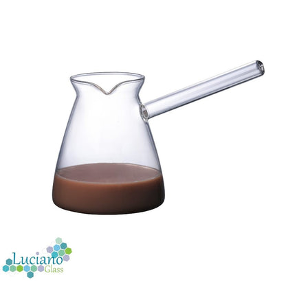 Luciano, 650ml Borosilicate Glass Coffee Warmer / Pot / Kettle in Gift Box