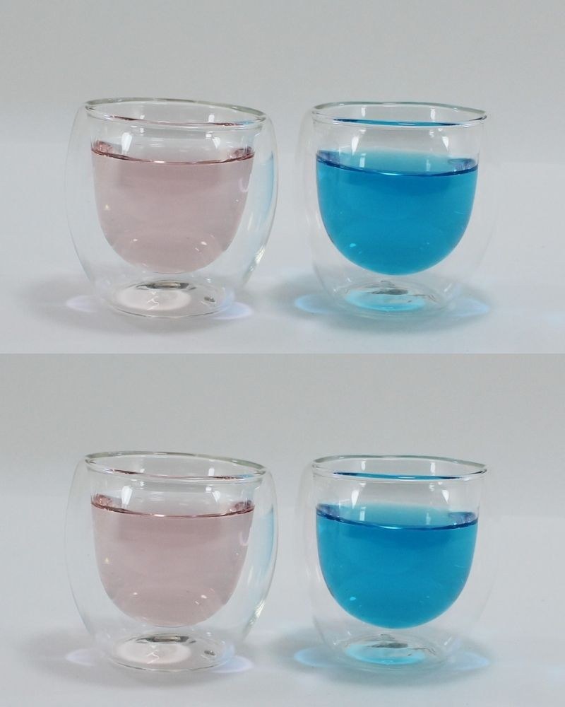 Luciano, High Borosilicate Round Glass Espresso Double Wall Glass Cups 80Ml - 2Pc Set