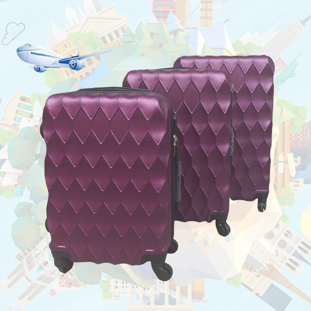Cool Gift, Travel Bag, Luggage 3 Pcs Set #917, Available in Different Colors