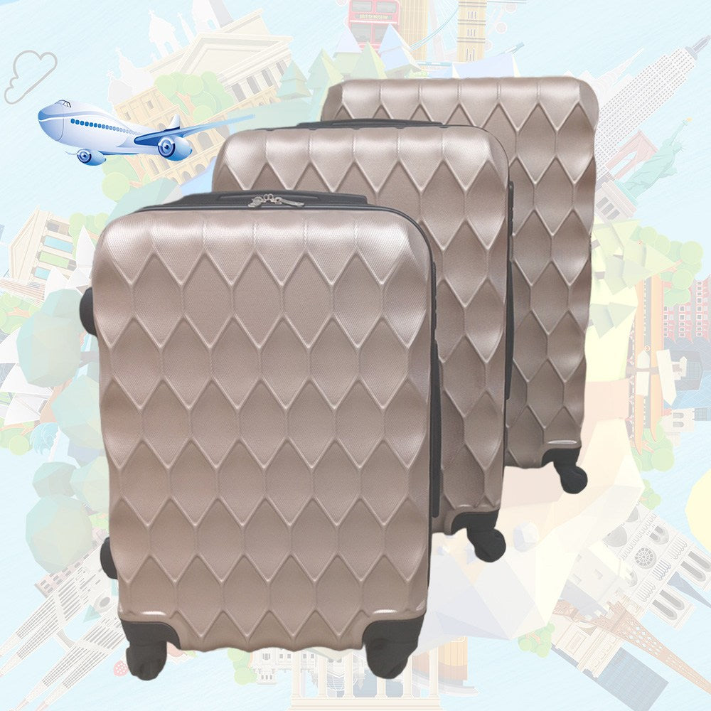 Cool Gift, Travel Bag, Luggage 3 Pcs Set #917, Available in Different Colors