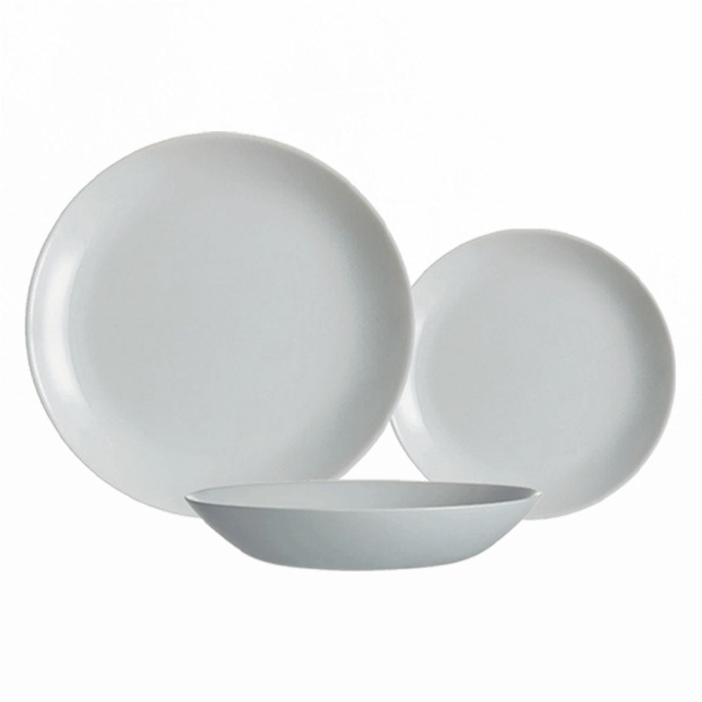 Luminarc, Diwali Grey Dinner Set 18pcs