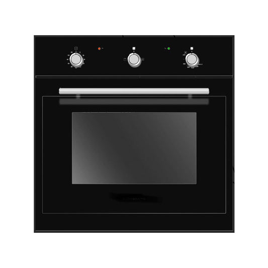 Luxper, Built-in Oven 60CM Gas, Black, Made in Turkey