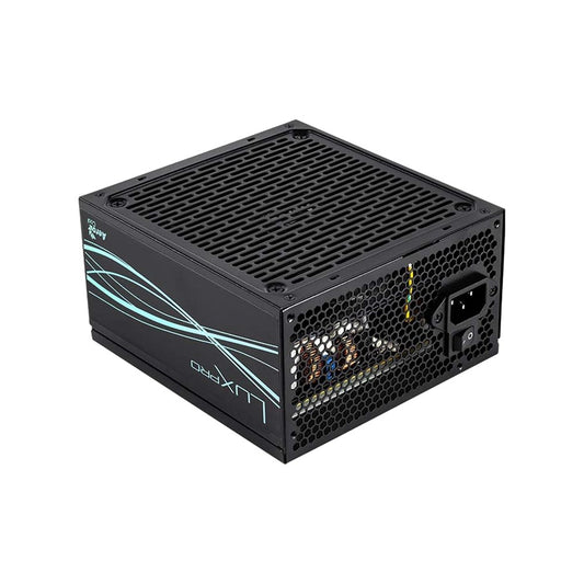 Aerocool, Luxpro1000, Atx 3.0 & Pci5.0 1000W Psu, 80Plus Gold +90%, Japanese Capacitors, Apfc 14Cm Fdb Fan, 5 Years Warranty
