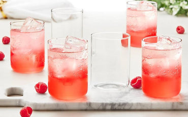 Luciano, Classic 295Ml Borosilicate Glass Cups 6Pcs