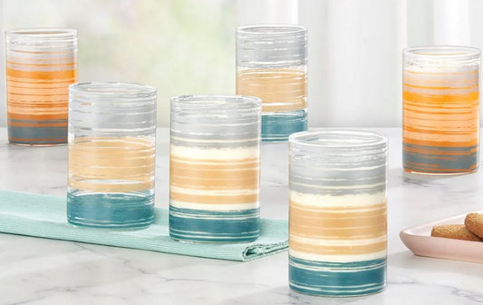 Luciano, Glance 295Ml Borosilicate Glass Cups 6Pcs
