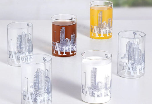 Luciano, Roma 295Ml Borosilicate Glass Cups 6Pcs