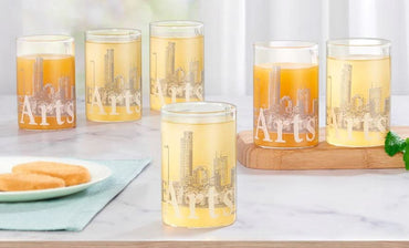 Luciano, Roma 295Ml Borosilicate Glass Cups 6Pcs