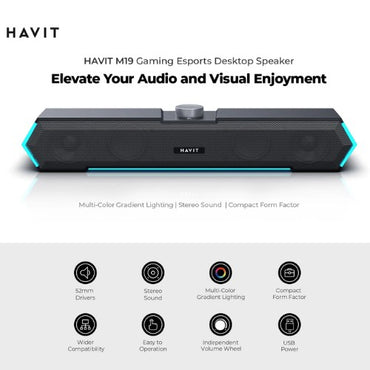 Havit, M19 Portable Bluetooth Speaker Tws