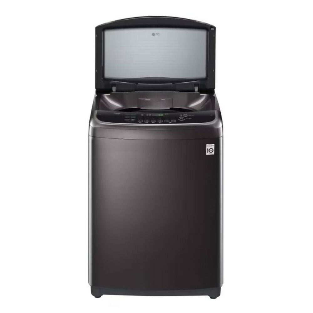 LG Top Load Washing Machine 14KG, Smart Inverter, Turbo Drum - [Black], T1466NEHG2