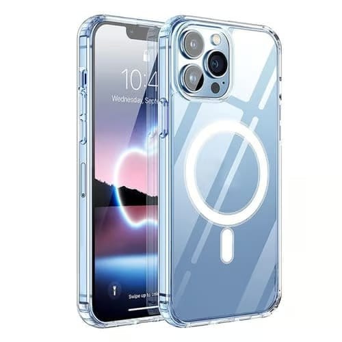 Magsafe, Magnetic Clear Phone Case For Iphone 11Pro Max 2022 Transparent Shockproof Cover For Mag Wireless Charging Magnet Case