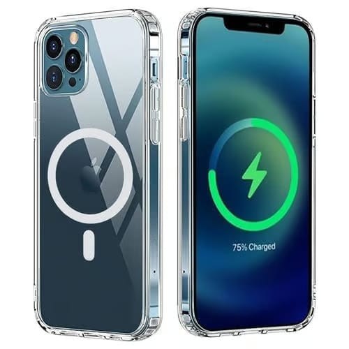 Magsafe, Magnetic Clear Phone Case For Iphone 13 Pro Max 2022 Transparent Shockproof Cover For Mag Wireless Charging Magnet Case