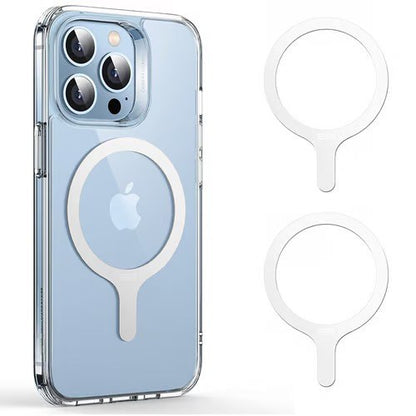 Magnetic Clear Phone Case For Iphone 15 Promax Transparent Shockproof Cover For Mag Wireless Charging Magnet Case