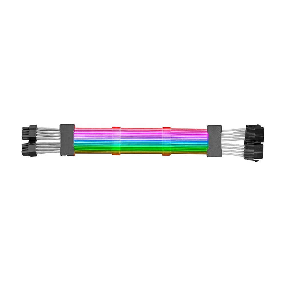Mars, Gaming Mca-16 Premium 16Pin (8+8) Vga Power Extension Cable, Optical Fiber, Awg18 Pure Copper