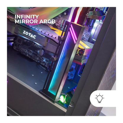 Mars, Gaming Mca-Gcb, Argb Infinity Mirror Gpu Support Bracket, 5V 3-Pin Argb, Non-Slip Pad Base, Available in Different Colors