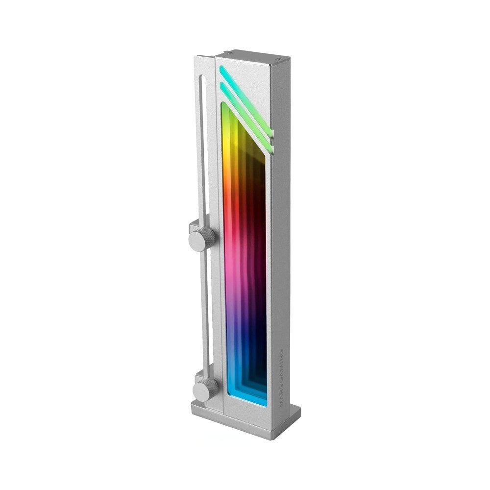 Mars, Gaming Mca-Gcb, Argb Infinity Mirror Gpu Support Bracket, 5V 3-Pin Argb, Non-Slip Pad Base, Available in Different Colors