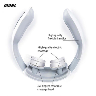 MDHL, Smart Neck massager, 6 Massage Modes, Pain & Stress Reduction, MD-066