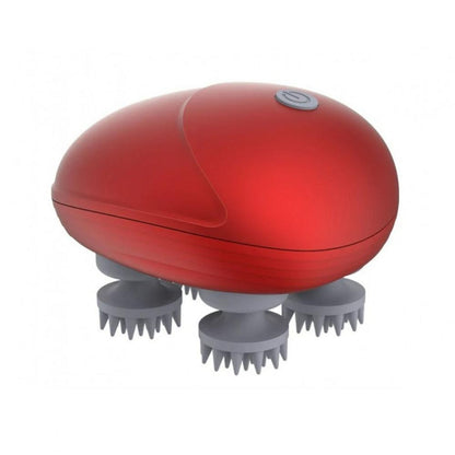 MDHL, Head Massager, 3 Modes, Rechargeable lithium battery - [Red], MD-K102