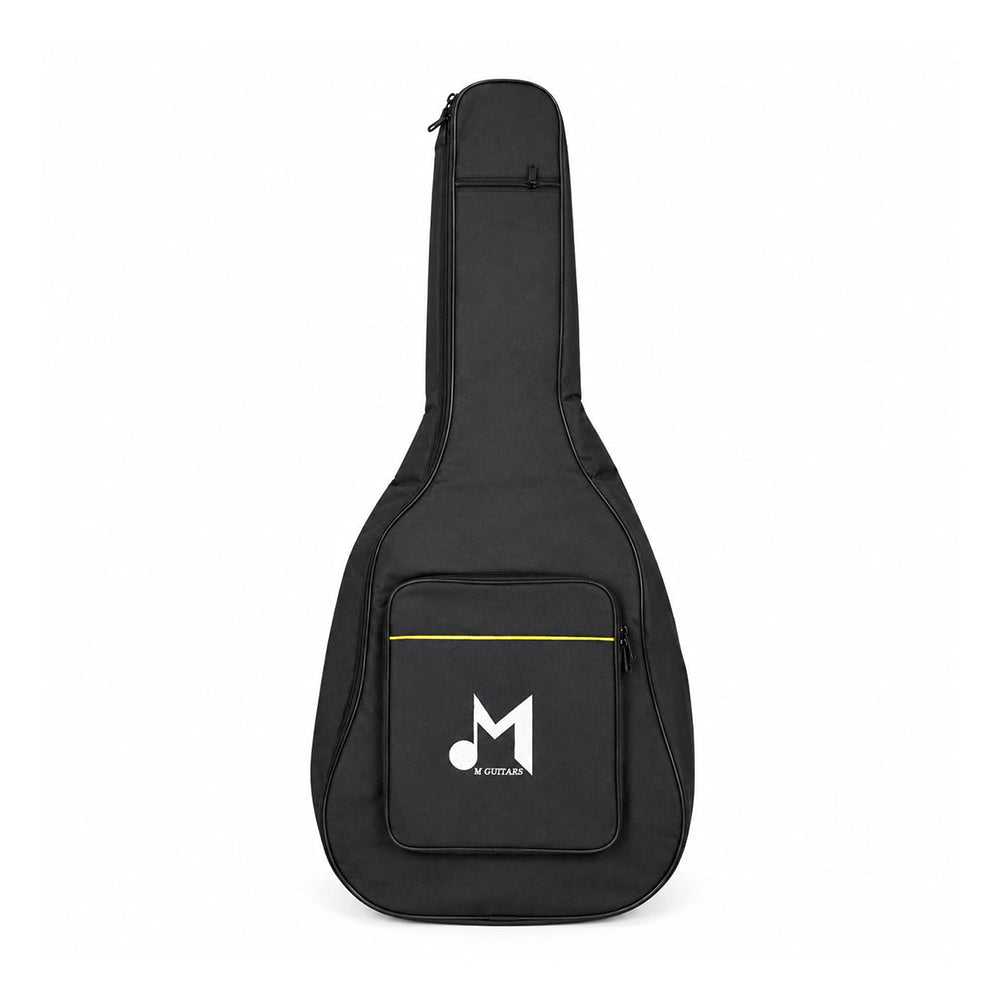 MD Classic - Acoustic Guitar Bag [Black-Yellow], MDCAGB-BLK-YL