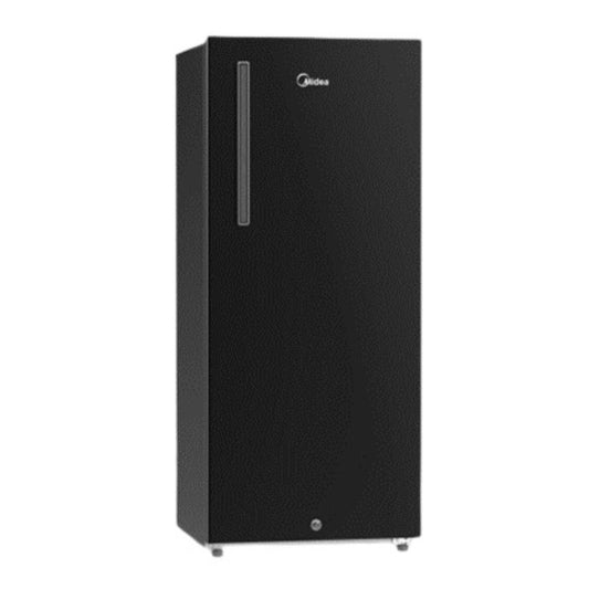 Midea, Single Door Refrigerator, Seperated Freezer, Reversible Door, Black