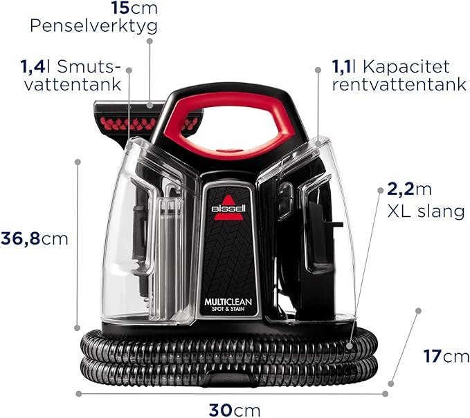 Bissell, Multiclean Spot & Stain Multi-Surface Cleaner, 330W