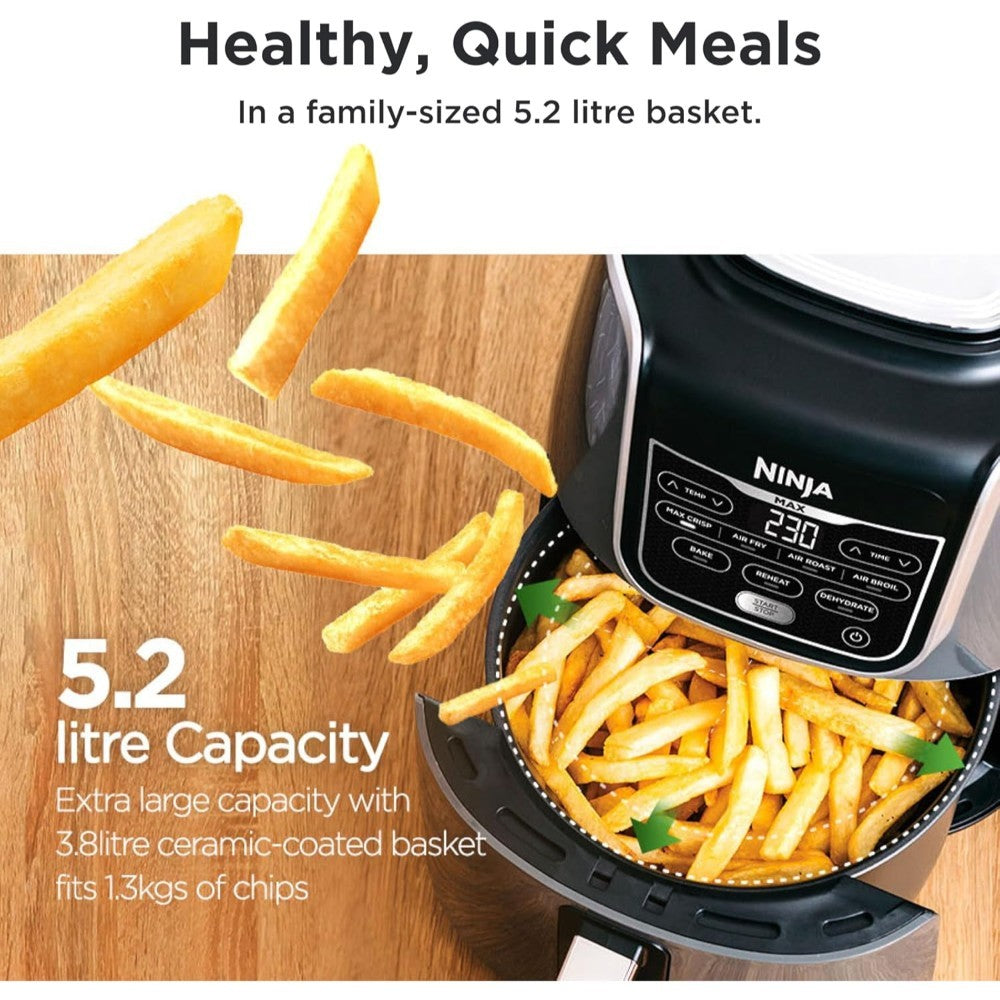 Ninja, Air Fryer 5.2 Liters, 1750 Watts