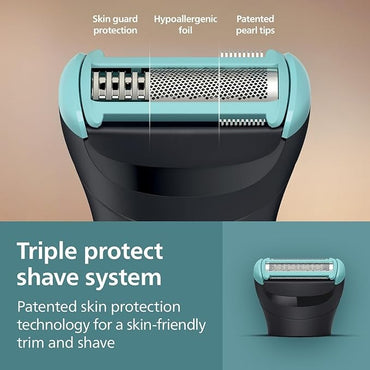 Philips, Body Trimmer for Men Private Parts, Removes Back Hair, Skin Safe Grooming howerproof, BG5475/15
