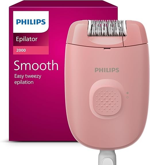 Philips, Epilator Series 2000, Corded Epilator for Legs, Hair Removal Device for Women
