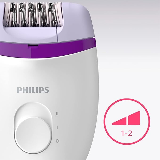 Philips, BRP505/00 Body Hair Removal Kit with 4 Accessories - Electric Epilator, Bikini Trimmer
