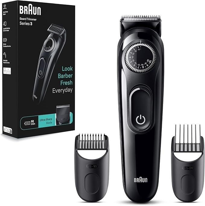 Braun, Rechargeable Beard Trimmer Series 3