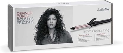 Babyliss, Curling Tong 19Mm, Wide Silky Curls, 10 Temperature Levels 110-180?C