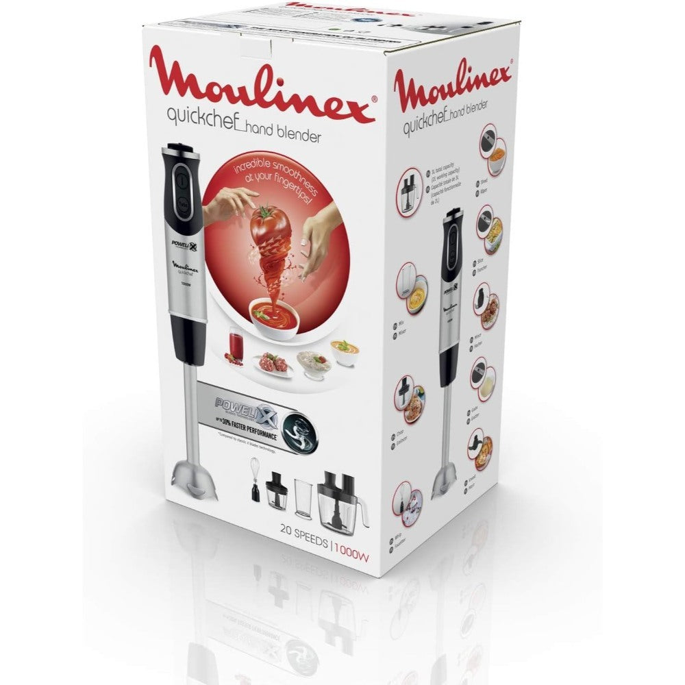 Moulinex, Hand Blender 1000W with Accessories