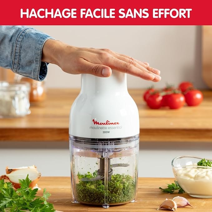 Moulinex, Dj520 Moulinette Electric Chopper, 3-In-1: Mincing, Chopping
