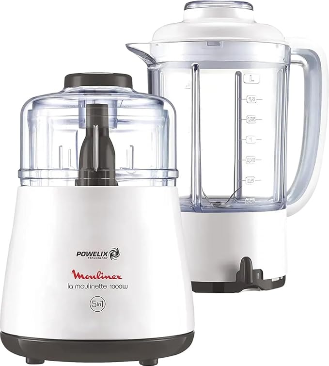 Moulinex, chopper with blender 1000W
