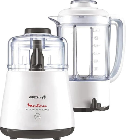 Moulinex, chopper with blender 1000W