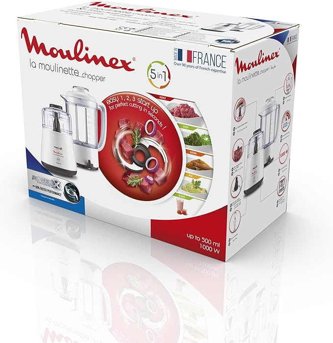 Moulinex, chopper with blender 1000W