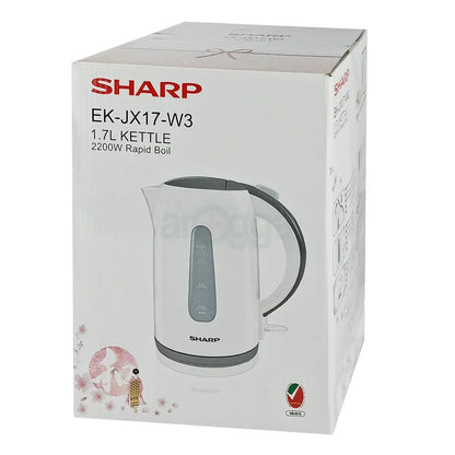 Sharp, 1.7L 2200W White Kettle - EK-JX17-W